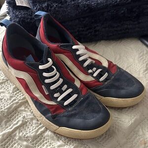Vans Men's Red, White and Blue Ultrarange exo vintage Sneakers